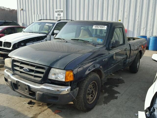 1FTYR10D02TA69421 - 2002 FORD RANGER TWO TONE photo 2