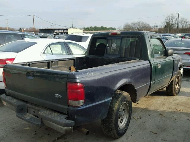 1FTYR10D02TA69421 - 2002 FORD RANGER TWO TONE photo 4