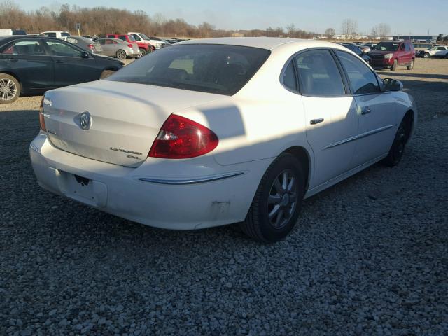 2G4WD582581143393 - 2008 BUICK LACROSSE C WHITE photo 4