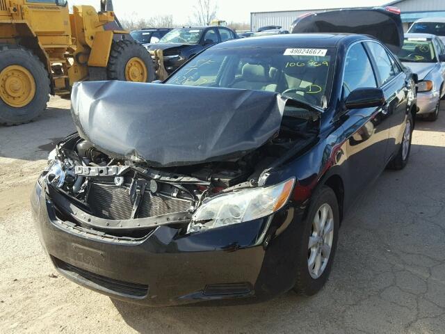 4T1BE46K57U120062 - 2007 TOYOTA CAMRY NEW BLACK photo 2