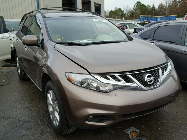 JN8AZ1MU8EW410969 - 2014 NISSAN MURANO S BROWN photo 1