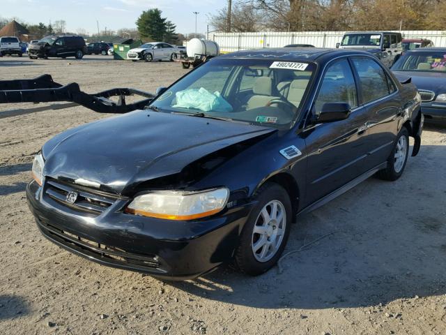 1HGCG66852A171091 - 2002 HONDA ACCORD EX BLACK photo 2