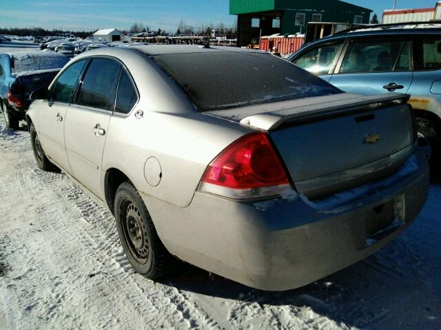 2G1WT58N869106458 - 2006 CHEVROLET IMPALA LT SILVER photo 3