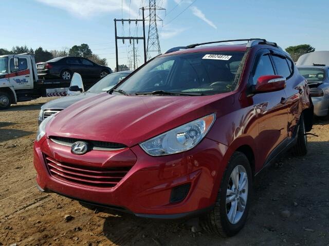 KM8JU3AC6CU404500 - 2012 HYUNDAI TUCSON GLS RED photo 2