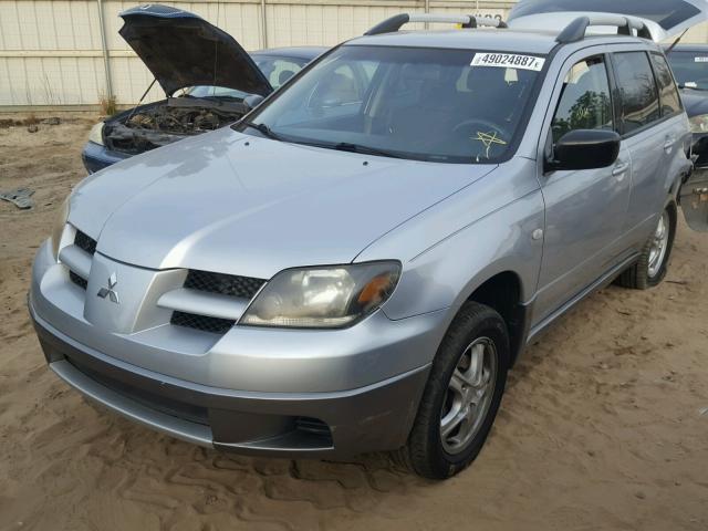 JA4LX31F84U006246 - 2004 MITSUBISHI OUTLANDER SILVER photo 2