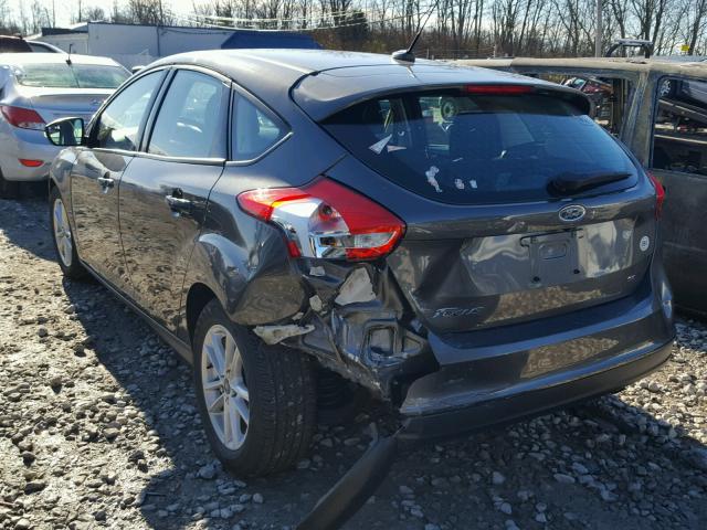 1FADP3K26FL262521 - 2015 FORD FOCUS SE GRAY photo 3