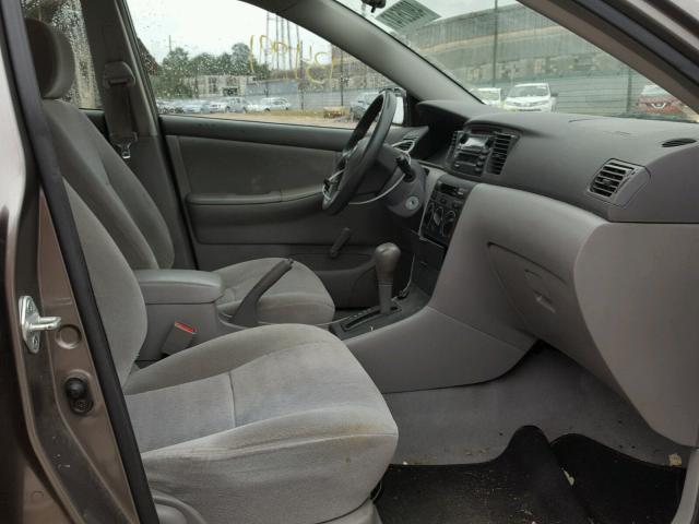 1NXBR32E33Z181306 - 2003 TOYOTA COROLLA CE GRAY photo 5