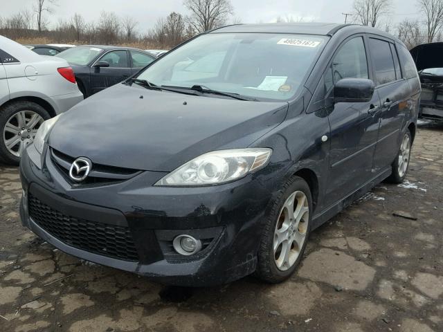 JM1CR293980320604 - 2008 MAZDA 5 BLACK photo 2