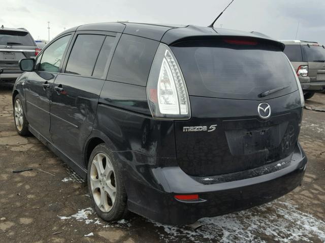 JM1CR293980320604 - 2008 MAZDA 5 BLACK photo 3