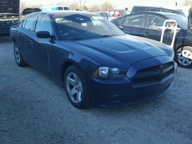 2C3CDXAT6CH131859 - 2012 DODGE CHARGER PO BLUE photo 1