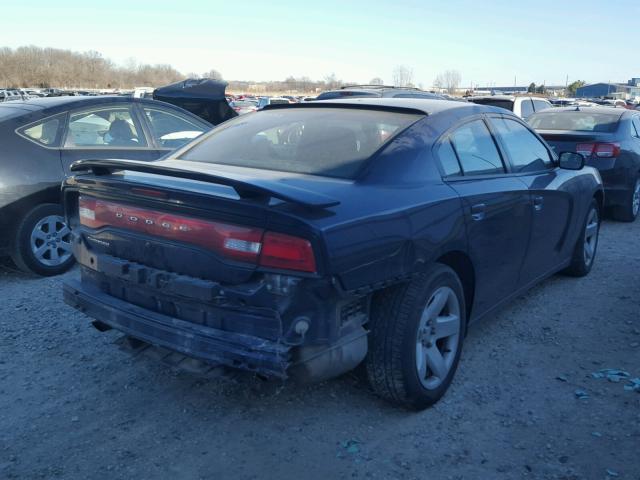 2C3CDXAT6CH131859 - 2012 DODGE CHARGER PO BLUE photo 4