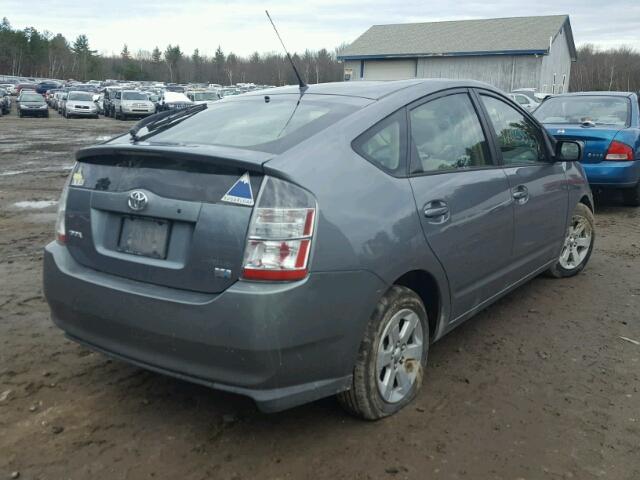 JTDKB20U550130090 - 2005 TOYOTA PRIUS GRAY photo 4