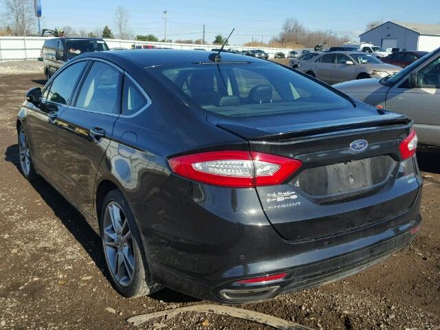 3FA6P0D99FR302464 - 2015 FORD FUSION TIT BLACK photo 3