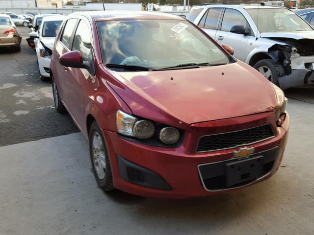 1G1JC6SH9C4144704 - 2012 CHEVROLET SONIC LT RED photo 1