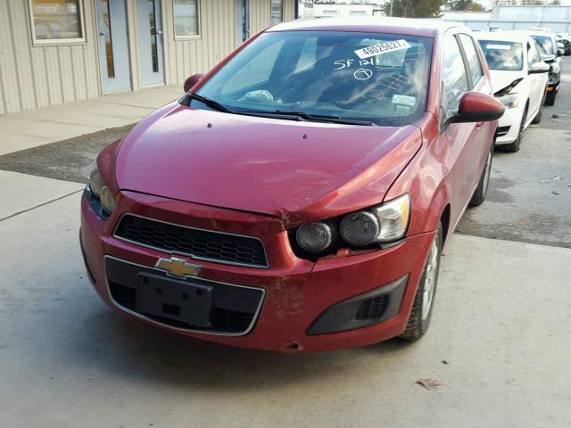 1G1JC6SH9C4144704 - 2012 CHEVROLET SONIC LT RED photo 9