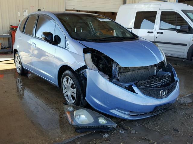 JHMGE8H23AC020875 - 2010 HONDA FIT BLUE photo 1