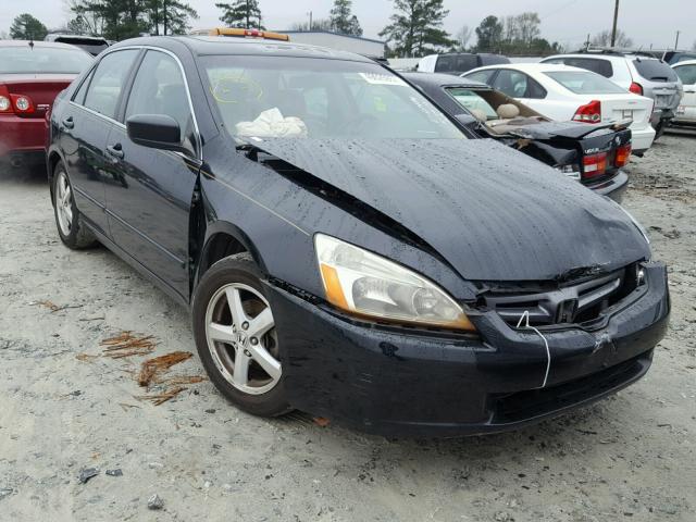 1HGCM56804A080414 - 2004 HONDA ACCORD EX BLACK photo 1