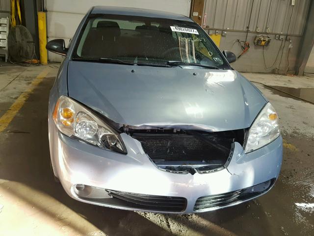 1G2ZF58B974202612 - 2007 PONTIAC G6 VALUE L GRAY photo 10