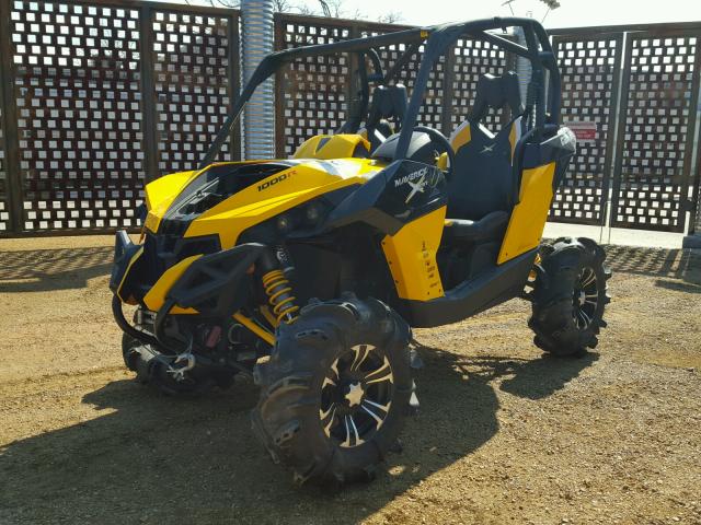 3JBPWAP25FJ001472 - 2015 CAN-AM MAVERICK 1 YELLOW photo 4