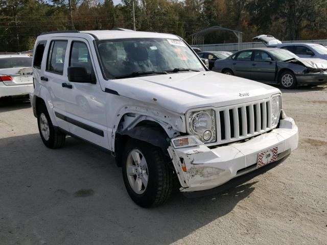 1C4PJMAK5CW205799 - 2012 JEEP LIBERTY SP WHITE photo 1