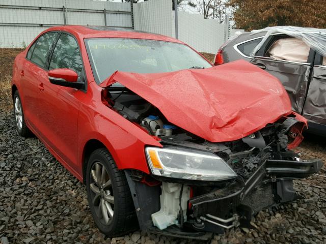 3VWDZ7AJXBM358226 - 2011 VOLKSWAGEN JETTA SE Qırmızı foto 1