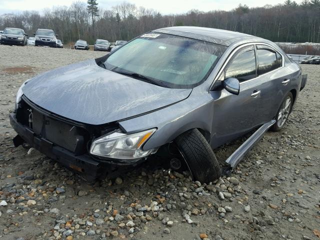 1N4AA5AP7AC830880 - 2010 NISSAN MAXIMA S GRAY photo 2