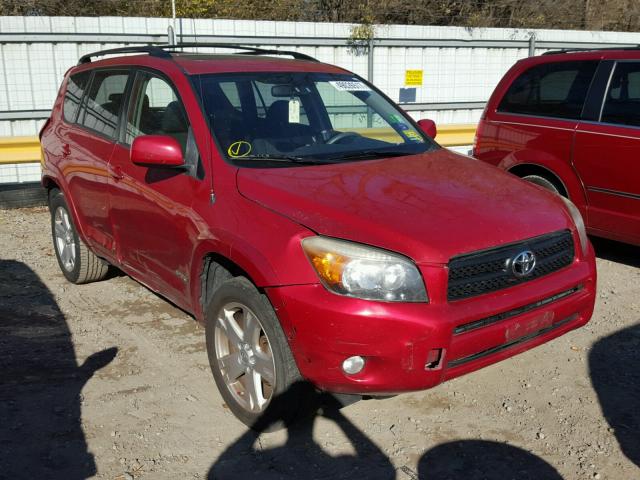 JTMZD32V576043889 - 2007 TOYOTA RAV4 SPORT RED photo 1