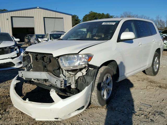 JTEDS41A982034539 - 2008 TOYOTA HIGHLANDER WHITE photo 2