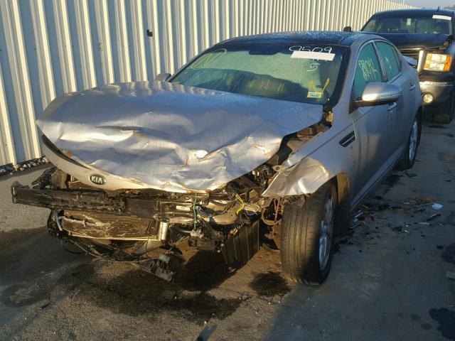 5XXGN4A70DG199509 - 2013 KIA OPTIMA EX SILVER photo 2