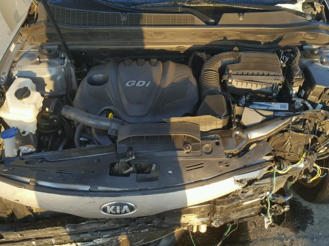 5XXGN4A70DG199509 - 2013 KIA OPTIMA EX SILVER photo 7