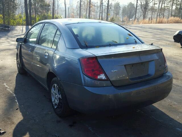 1G8AJ52F44Z176805 - 2004 SATURN ION LEVEL GRAY photo 3