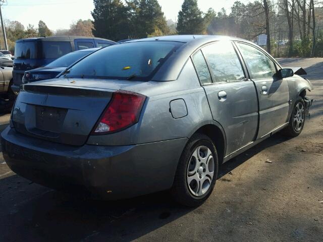 1G8AJ52F44Z176805 - 2004 SATURN ION LEVEL GRAY photo 4