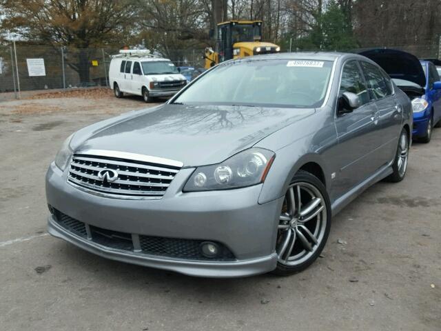 JNKBY01E76M207318 - 2006 INFINITI M45 BASE GRAY photo 2