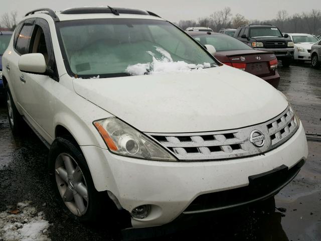 JN8AZ08W84W323920 - 2004 NISSAN MURANO SL WHITE photo 1