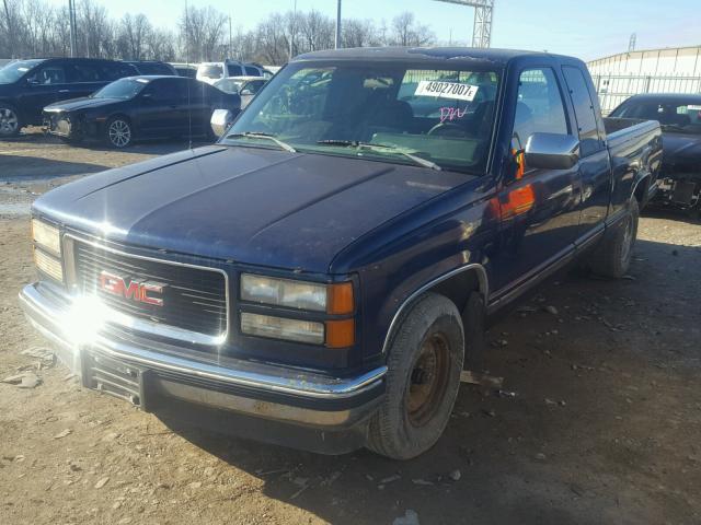 1GTEC19KXRE552242 - 1994 GMC SIERRA C15 BLUE photo 2