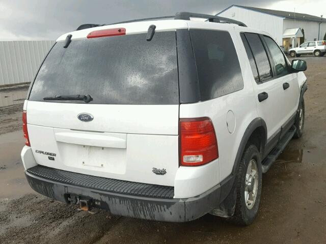 1FMZU73K93UA15834 - 2003 FORD EXPLORER X WHITE photo 4