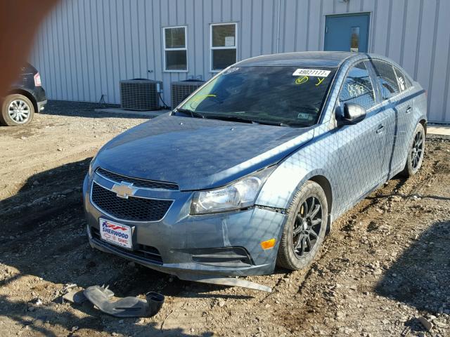 1G1PD5SH8C7279138 - 2012 CHEVROLET CRUZE LS BLUE photo 2