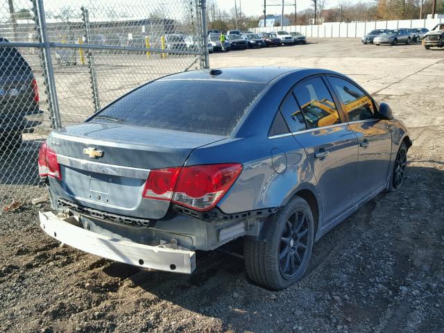 1G1PD5SH8C7279138 - 2012 CHEVROLET CRUZE LS BLUE photo 4