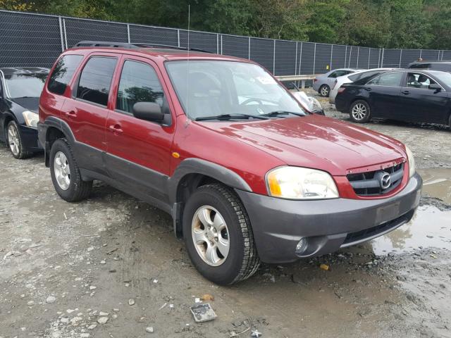 4F2CZ96154KM30589 - 2004 MAZDA TRIBUTE ES 红色 照片 1