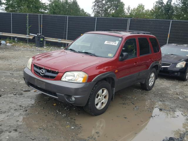 4F2CZ96154KM30589 - 2004 MAZDA TRIBUTE ES 红色 照片 2