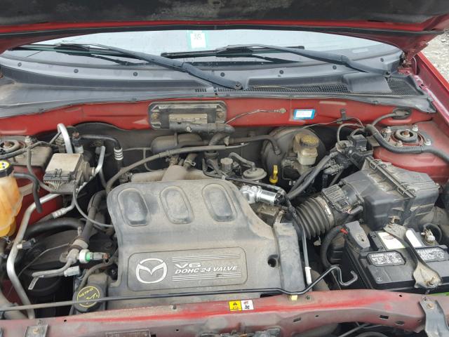 4F2CZ96154KM30589 - 2004 MAZDA TRIBUTE ES 红色 照片 7