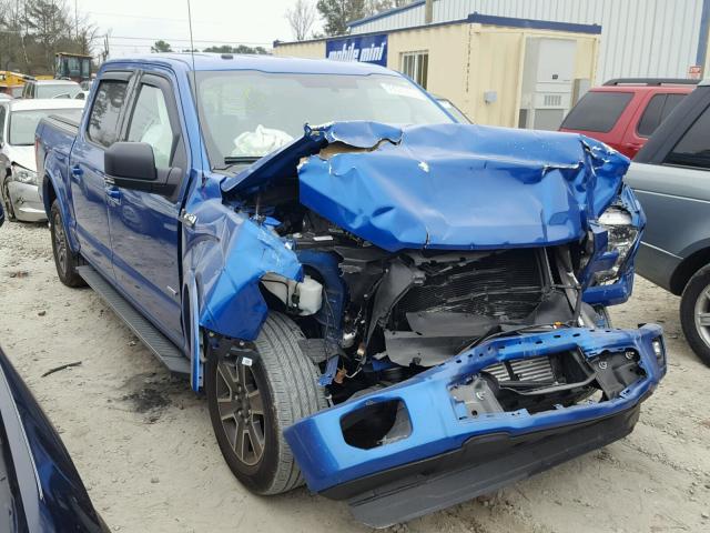 1FTEW1CP7GFB74965 - 2016 FORD F150 SUPER BLUE photo 1