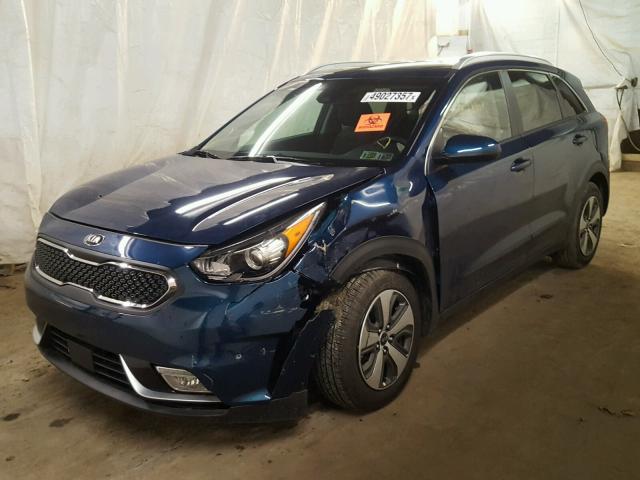 KNDCB3LC5H5089979 - 2017 KIA NIRO FE BLUE photo 2