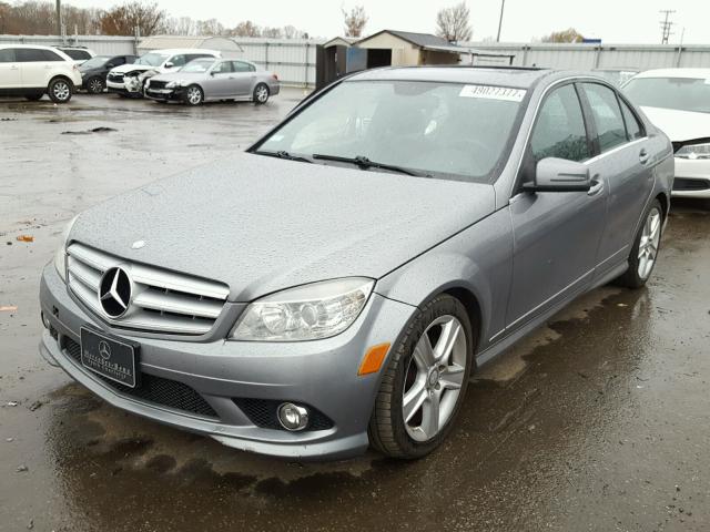 WDDGF5EB7AA399446 - 2010 MERCEDES-BENZ C 300 GRAY photo 2