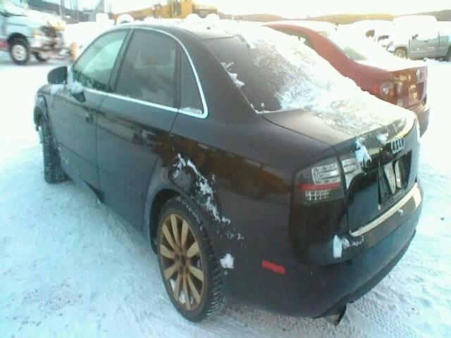 WAUDF78E07A066896 - 2007 AUDI A4 2.0T QU BLACK photo 3