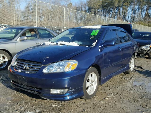 2T1BR32E73C160315 - 2003 TOYOTA COROLLA CE BLUE photo 2