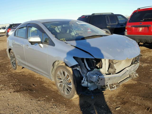 19XFB2F83EE027656 - 2014 HONDA CIVIC EX SILVER photo 1