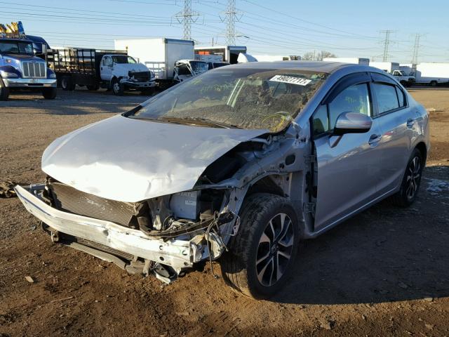19XFB2F83EE027656 - 2014 HONDA CIVIC EX 银色 照片 2