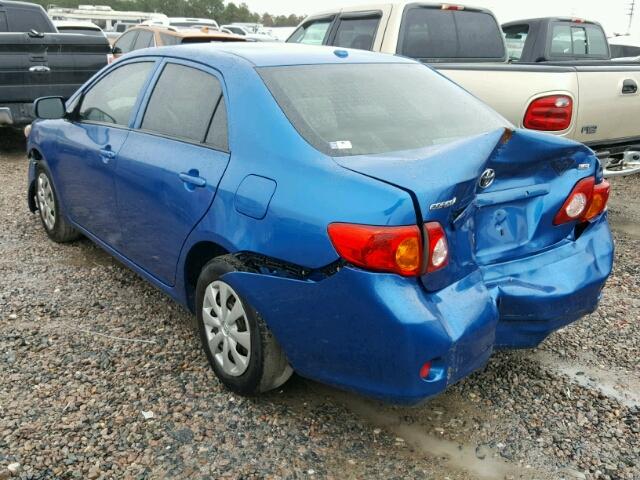 JTDBU4EE9AJ087594 - 2010 TOYOTA COROLLA BA BLUE photo 3