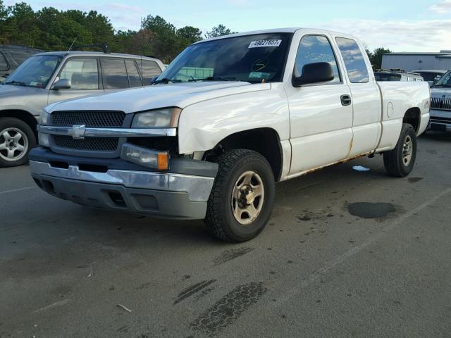 1GCEK19T74E195798 - 2004 CHEVROLET SILVERADO WHITE photo 2